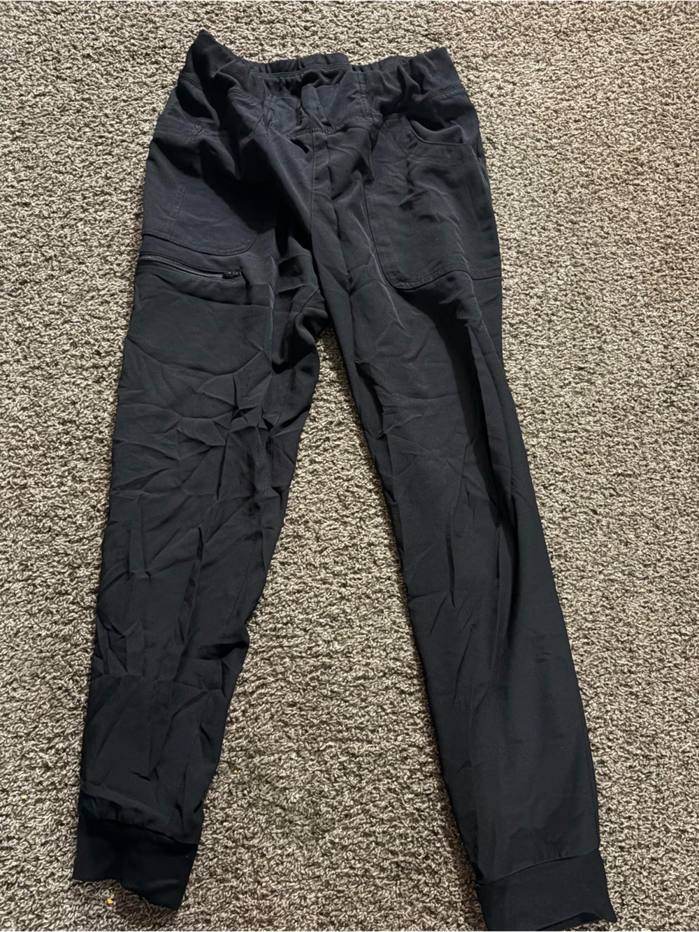 Women’s Purple Heart Scrub Pants Black